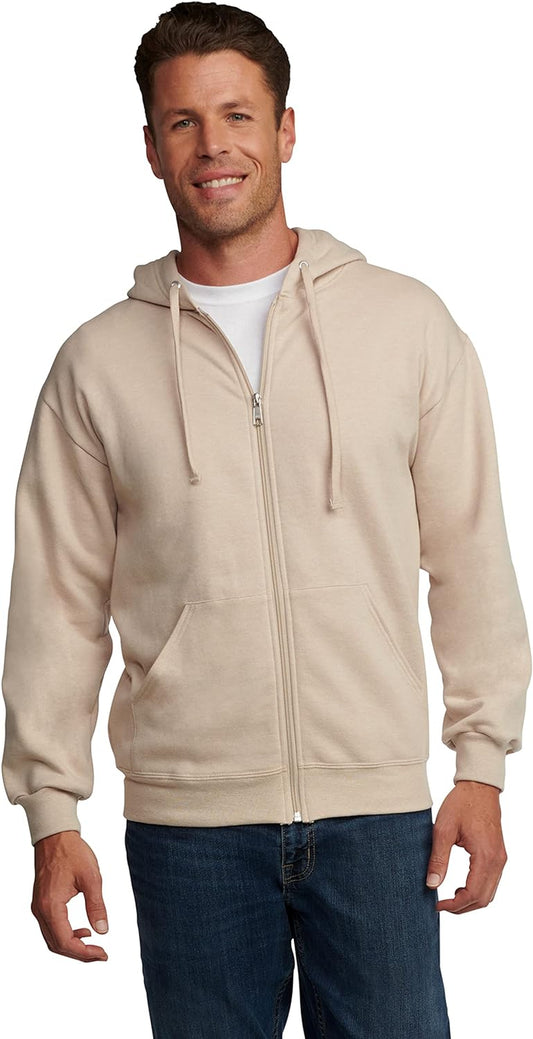 Stay Cozy in Style with Our Unisex Eversoft Fleece Full Zip Hoodie! 🧥✨